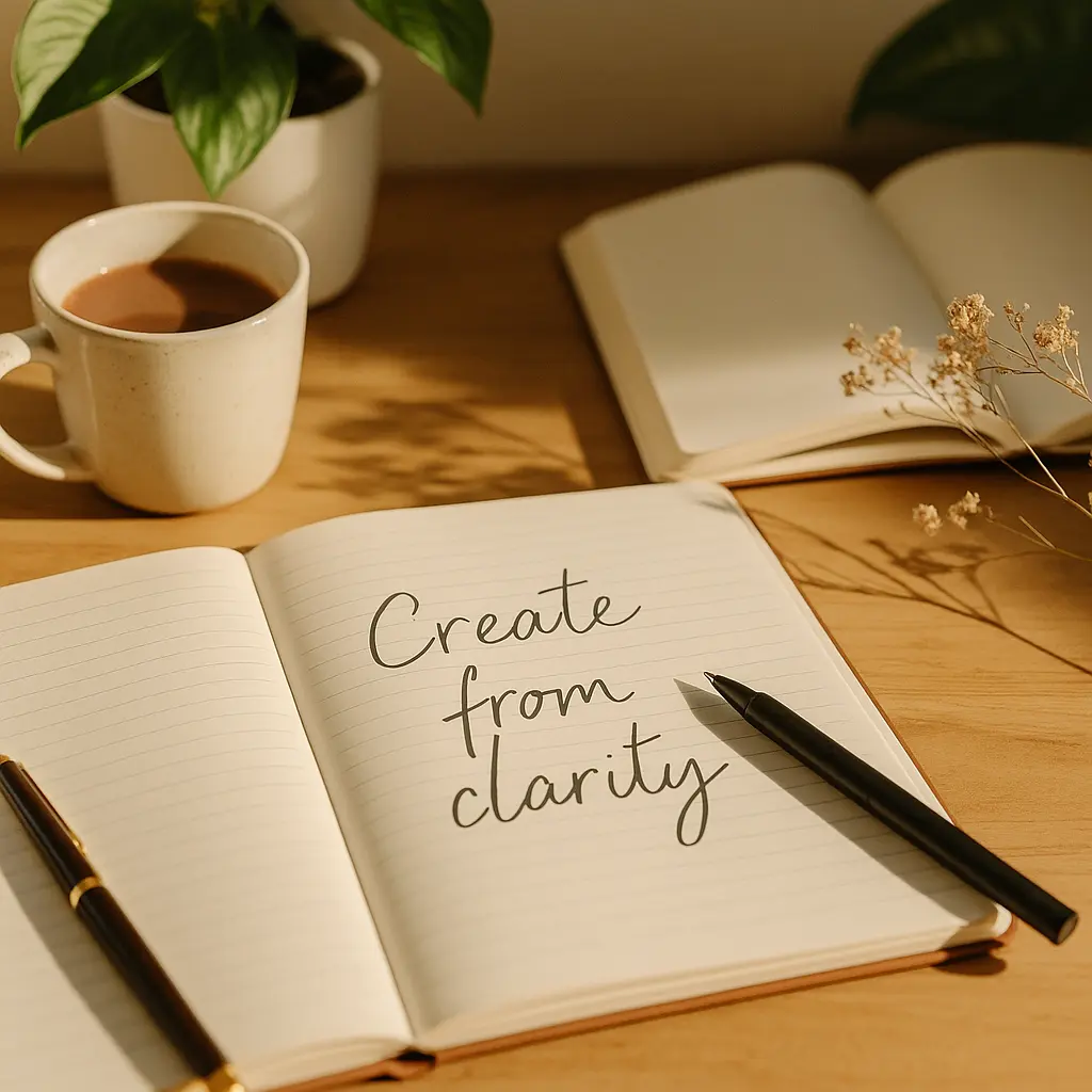 Creating from Clarity Rituals Rhythm and Natural Tools for Mindful Creators