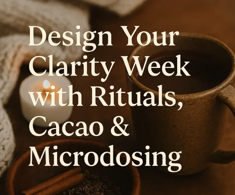 Microdosing for Creative Clarity Gentle Dosage Deep Presence