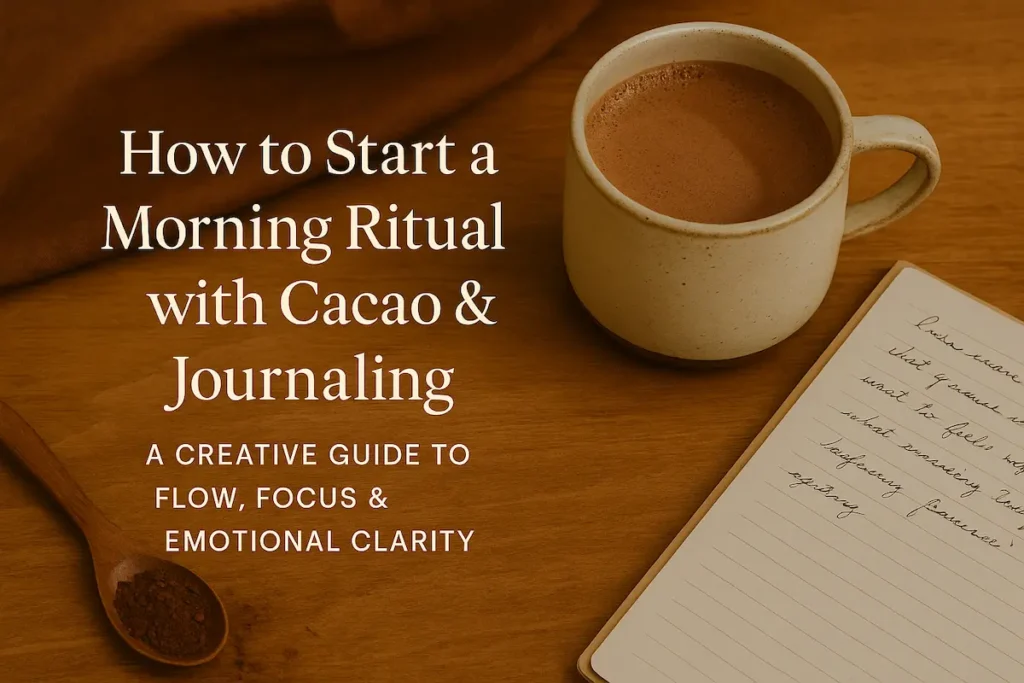 How to Start a Morning Ritual with Cacao and Journaling